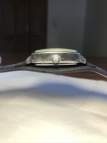 Vintage TOKYObay Watch Silver Tone & Black Leather Band Design - Picture 12 of 24