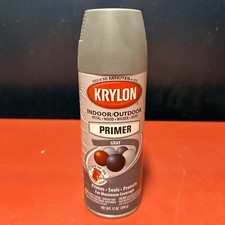 Krylon 51318 All-Purpose Gray Interior and Exterior Decorator Primer - 12 oz.