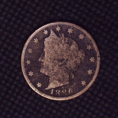 1886 Liberty V Nickel Rare Key Date 5(C) #B105