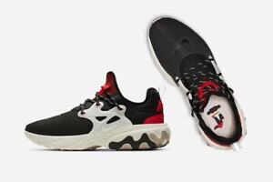 nike react presto red black and white