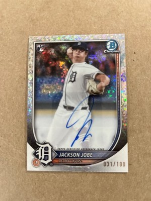 2025 Bowman  Chrome RC Auto Jackson Jobe #CRA-JO Mini-Diamond Refractor 31/100🔥