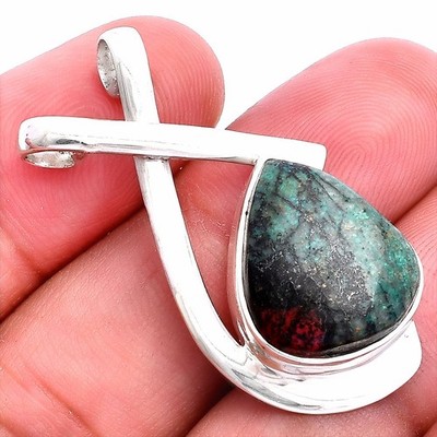 Sonora Sunrise - Cuprit Blut 925 Sterling Silber Anhänger Schmuck P-1596