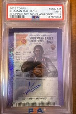 2025-26 Topps - Shopping Spree Signatures Khaman Maluach #SSA-KM Flash Drop /50