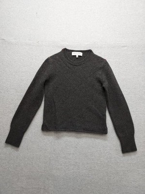 Alex Mill Women Sweater S Dark Gray 100% Cashmere Long Sleeve Pullover Outdoor