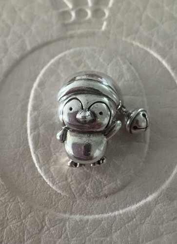 Authentic Pandora Christmas Penguin Charm 798477 Retired