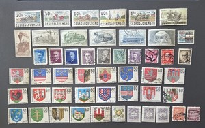 Czechoslovakia lot of 50 CTO and used, partial sets, singles