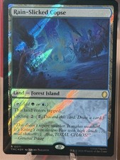 Rain-Slicked Copse TMNT Magic the Gathering MTG 🔥 Surge Foil 🔥 Ninja Turtles