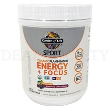 Garden of Life Sport Organic Plant-Based Energy + Focus BlackBerry Cherry 40 svg