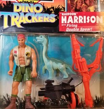 1993 Kenner Jurassic Park Action Figure Harpoon Harrison - Dino Trackers  - MOC