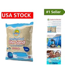 20 lb Filter Sand for Pools - Enhances Filtration Extends Filter Life