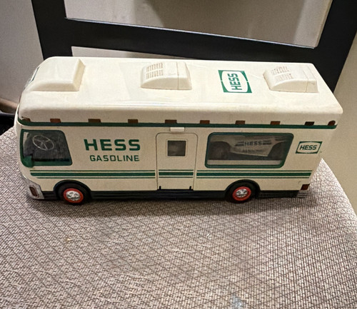 Hess 1998 Gasoline Toy Truck RV Camper W Dunebuggy & Racer