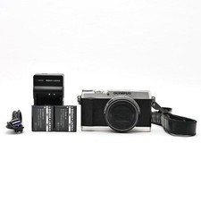 OLYMPUS STYLUS SH-2 Silver Compact Digital Camera with 2 Batteries