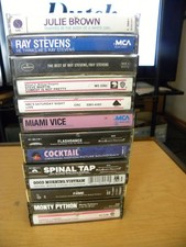 AUDIO CASSETTE TAPE LOT OF 13 TV  MOVIES SOUNDTRACKS, COMEDY