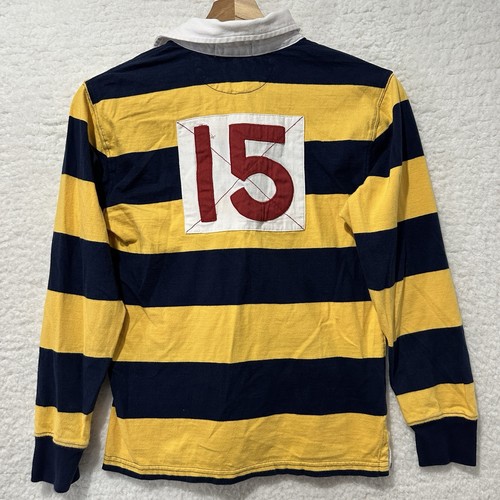 Polo Ralph Lauren Striped Rugby R.L.F.C. Embroidered Polo Shirt Size M (10-12) - Picture 2 of 12
