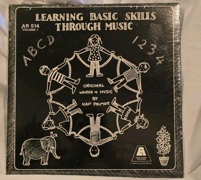 Sealed ~ HAP PALMER Learning Basic Skills through Music LP '69 Children's - Vtg