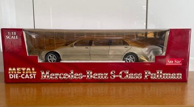 Sun Star Mercedes Benz S Class Pullman 1:18 Diecast Model Car Collectible