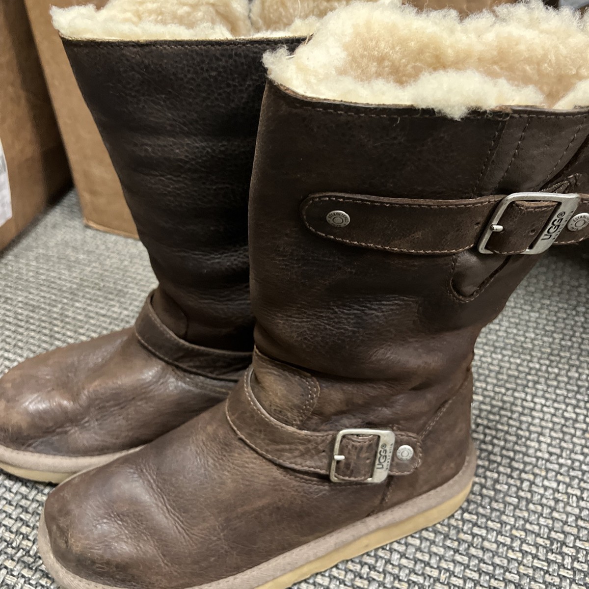 アグ ブーツ レディース美品 ケンジントン 5678 ダークブラウン UGG - アグ ブーツ レディース美品 ケンジントン 5678 ダーク