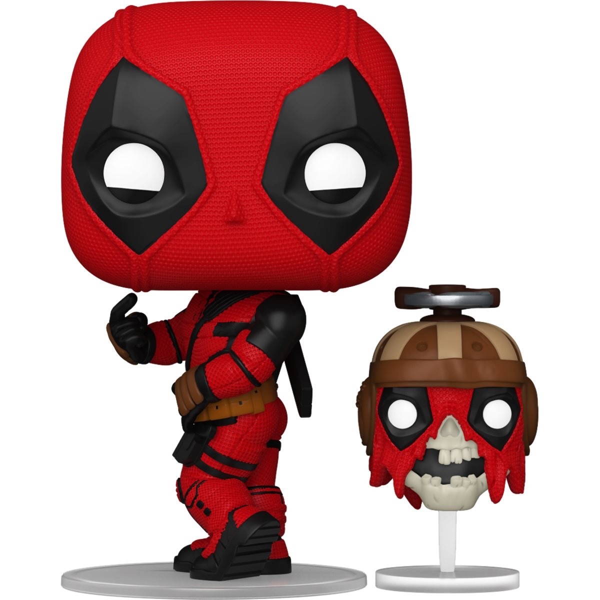 Funko Pop!• Deadpool and Wolverine: Deadpool con Headpool • con Pro • Envío Gratis