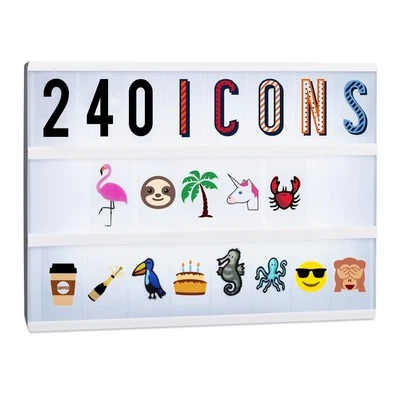 Lightbox Ergänzungsset, Buchstaben, Zahlen, Icons, Lichtbox Zubehör, Erweiterung - Bild 1 von 4