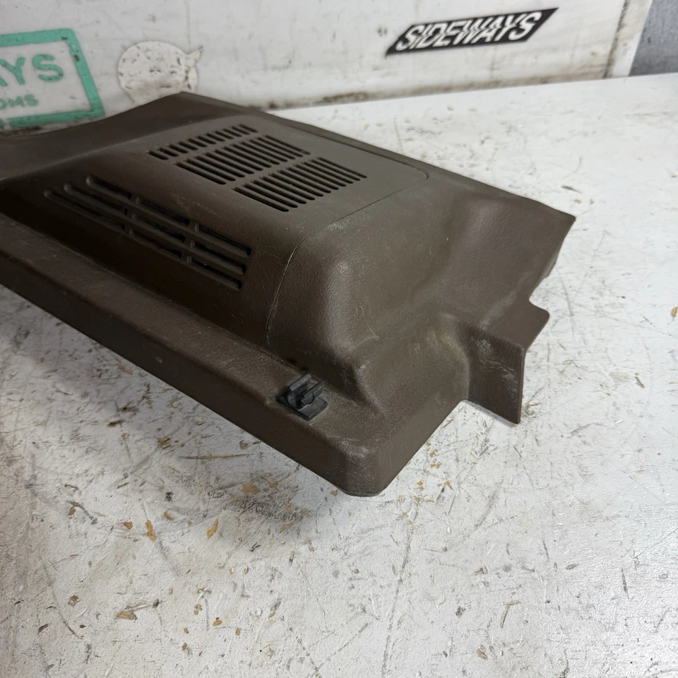 89-94 Nissan 240sx Hatch Left Rear Speaker Trim Plastic Cover Brown S13 - Image 2 of 4