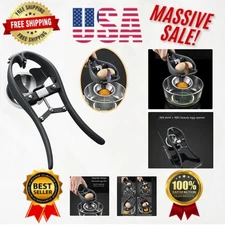 Elegant Automatic Egg Cracker & Opener - Stainless Steel Kitchen Gadget