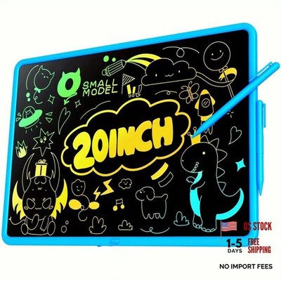 Kids Gifts Ideas, 20 Inch Large LCD Writing Tablet for 17''W x 13''H Blue