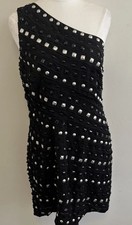 SPOTLIGHT by Warehouse Women’s Beaded Evening Party Dress Sz AU10 One Shoulder