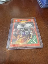 1989 -Andy Heck- Pro Set Autograph/Signed/Auto Rookie Football Card #514. rookie card picture