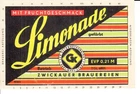 1 label Zwickau, lemonade GDR