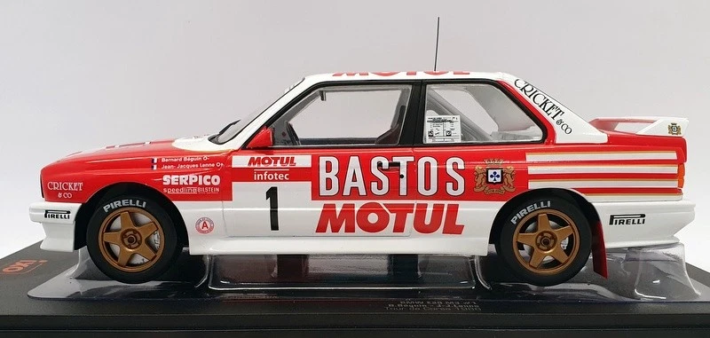 IXO Escala 1/18 Diecast 18RMC040A - BMW E30 M3 #1 Bastos Tour De Corse 1988 Foto 4 de 4