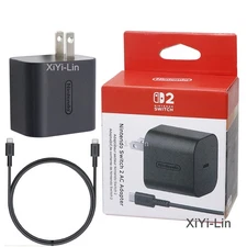 Official Nintendo Switch 2 AC Adapter Charger Replacement Power Supply Cord