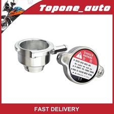 Aluminium Radiator Alloy Weld On Filler Neck Fuel With 1.1bar 16psi Cap Natural
