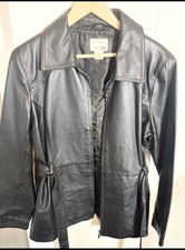 Women  s Vintage 100 Genuine Leather Jacket Size L