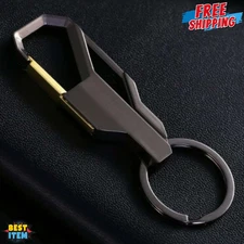 Metal Keychains Keyring Heavy Duty Zinc Alloy Detachable Initial Key Ring (1 Pc)