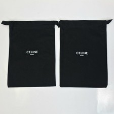 Celine Paris Dust Bag Set of 2 for Shoes, Cotton Storage Pouches 9.5"x13"