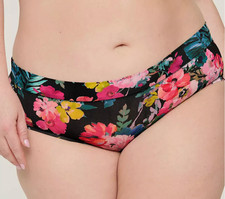 Lot 3-Pairs Lane Bryant Cacique Comfort Bliss Hipster Panty Floral Sz 22/24 NWT