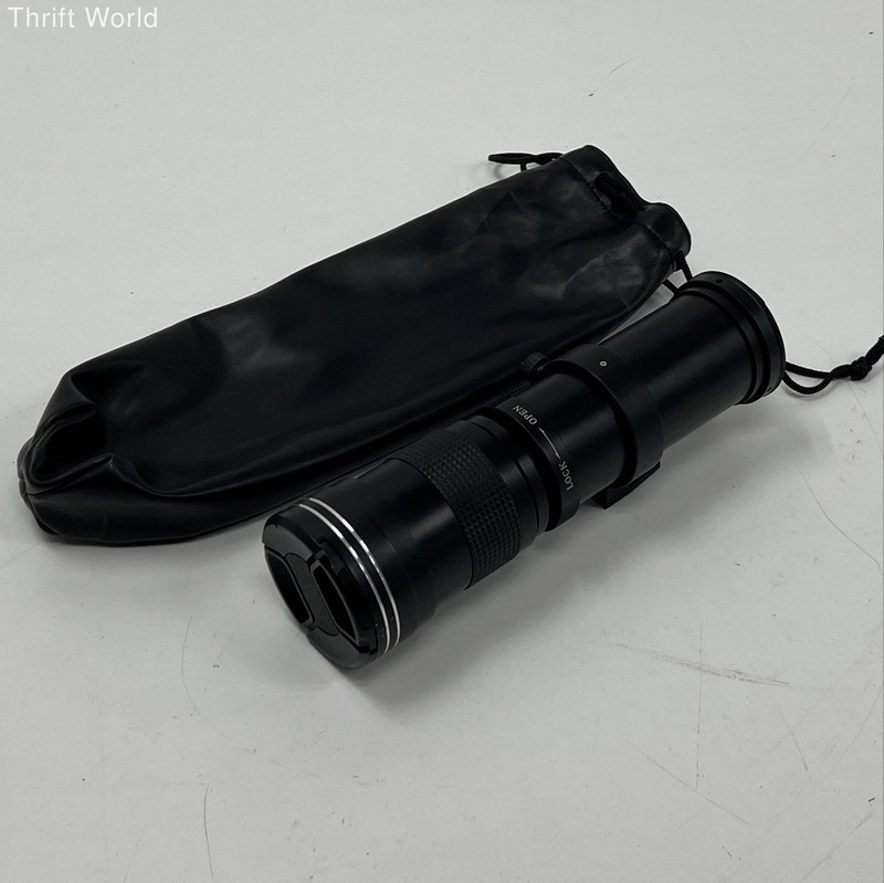 420-800mm f/8.3 Super Telephoto Zoom Lens Manual Focus T-Mount w/ Case