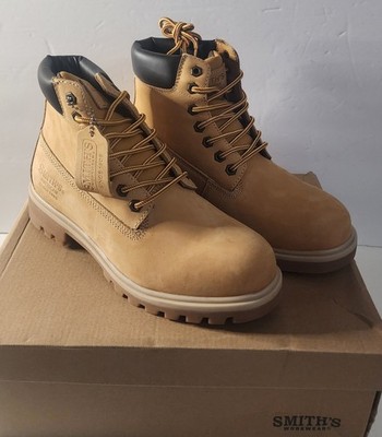 SMITH Wheat Lace-up Men\'s Work Boots with Padded CollarSize 9 New Smiths Workwear Men main image 4