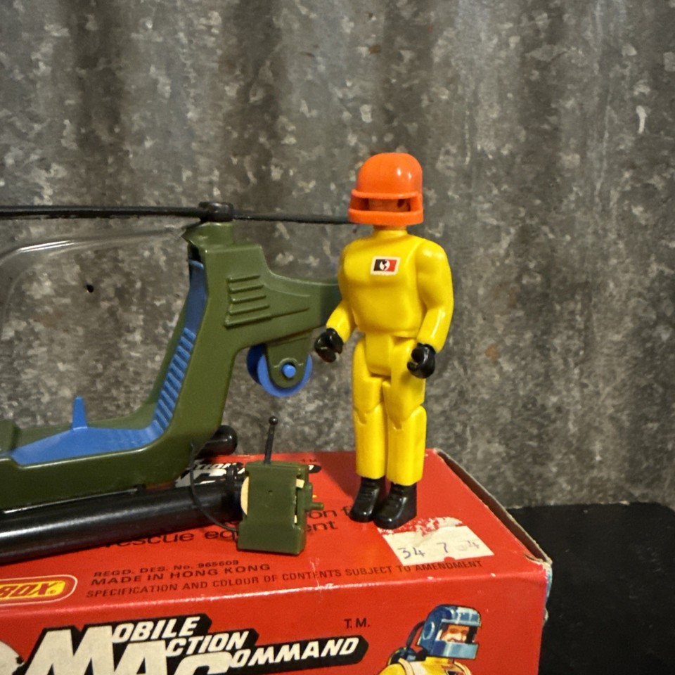 RARE VINTAGE MATCHBOX MOBILE ACTION COMMAND air rescue unit 1974 | eBay