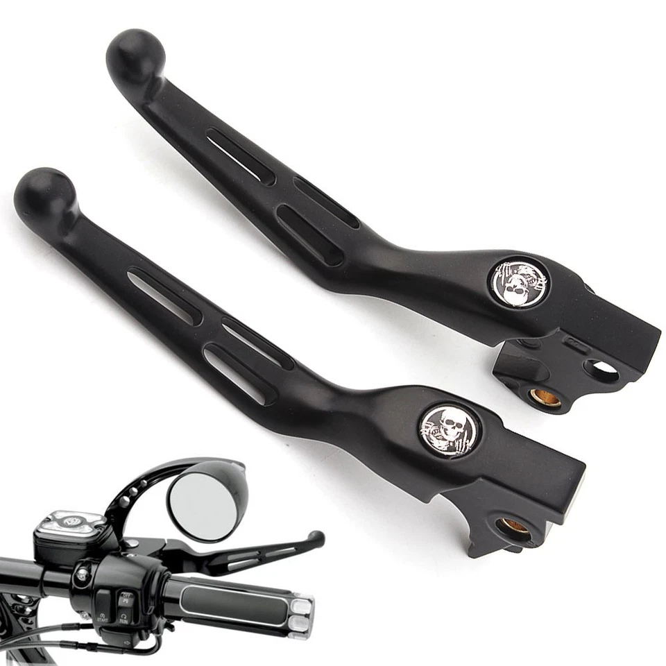 Motorcycle Black Brake Clutch Levers For Harley Sportster XL 1200 883 Iron 48 72 - Изображение 2 из 4