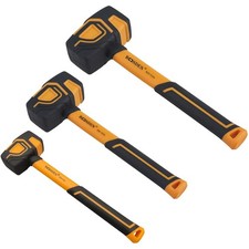 Professional Quality Rubber Mallet Set - 3 Sizes for Flooring, Carpentry & More