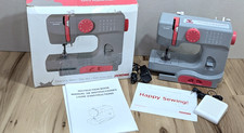 Janome Graceful Gray  Pink Basic 10-Stitch Compact Sewing Machine Model 525B