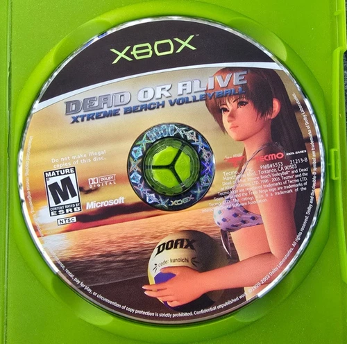 Dead or Alive Xtreme Beach Volleyball Microsoft Xbox Disc Only *Resurfaced Disc*
