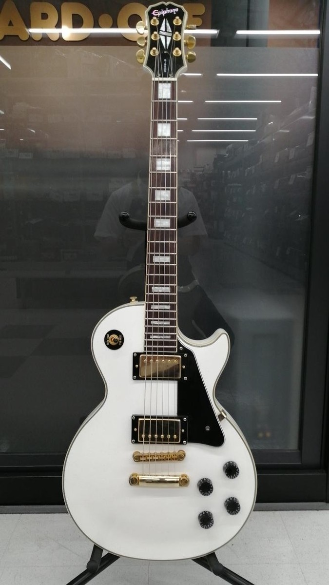 Epiphone Les Paul Custom White | eBay