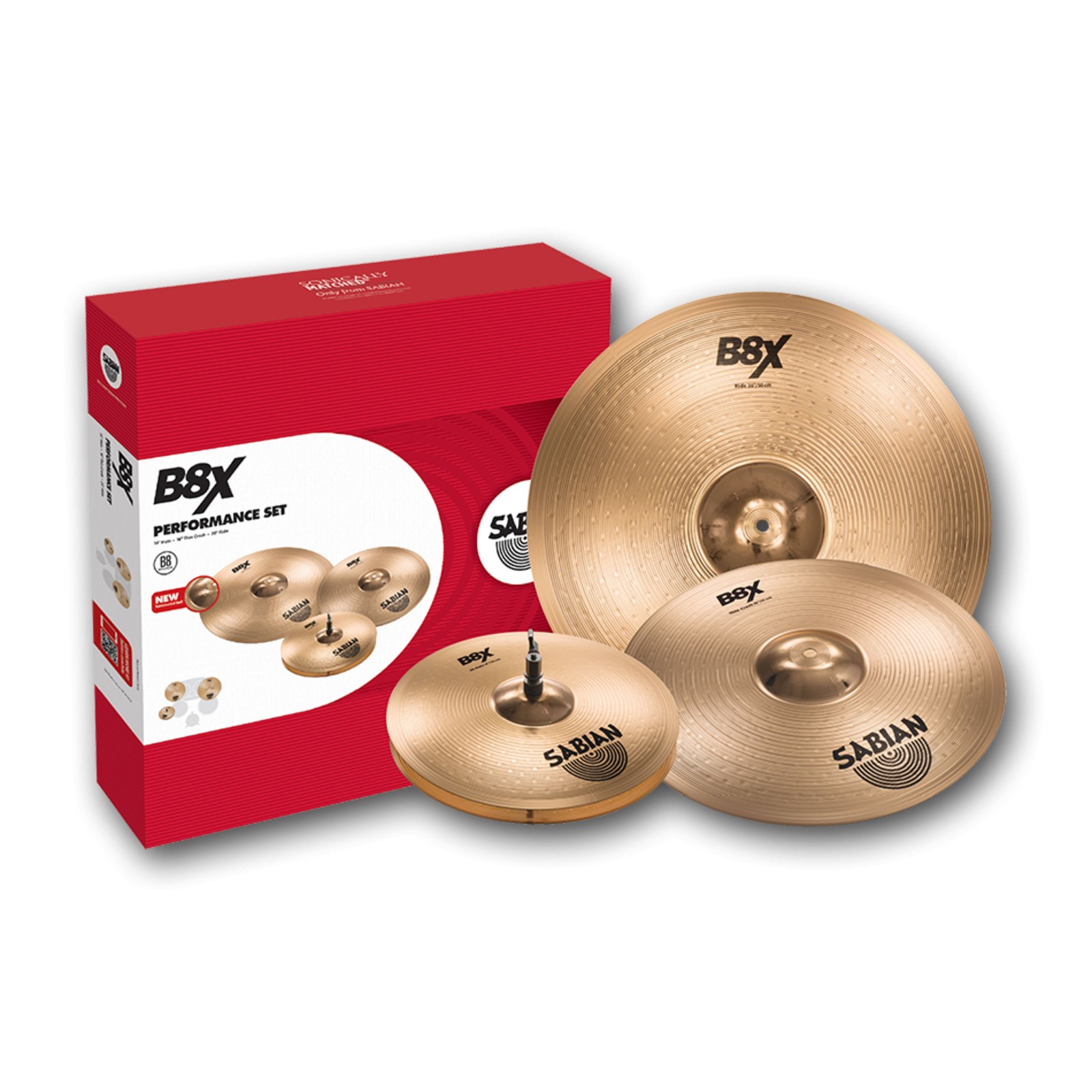 Sabian B8X Cymbal Set Performance - Becken Set