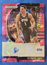 2020-21 Panini Prizm Draft Picks - Prospect Autographs Desmond Bane #PA-DB Pink