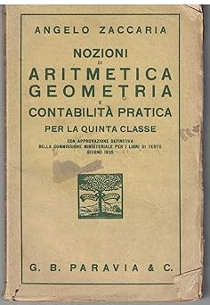 Begriffe der Arithmetik Geometrie und praktische Buchhaltung für die fünfte c