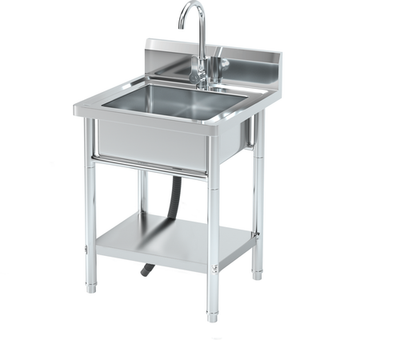#ad #ad PurezmMoto Utility Sink Standing Stainless Steel Commercial Laundry Sink $79.99