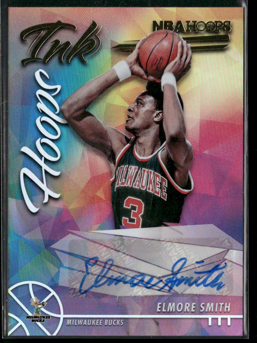 2021-22 Panini Hoops #HI-ESM Elmore Smith Hoops Ink AUTO
