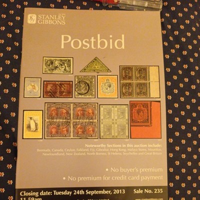 STANLEY GIBBONS - POSTBID Stamp Auction Catalogue - Sale No 235 September 2009